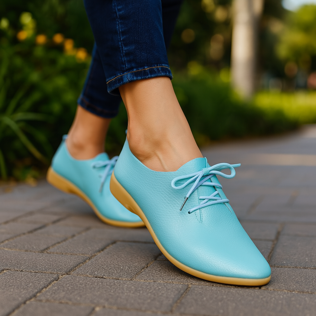 Vianelle™ Grace Derby – Women’s Ultra Comfortable Genuine Leather Shoe