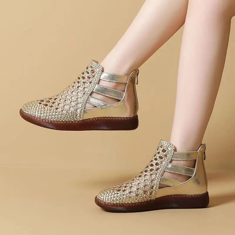 Cleopatra Ortho Sandal Boot – Elegant, bequem & echtes Leder