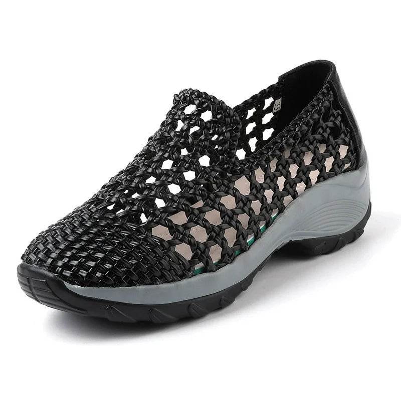 Cleopatra Leder Sommer Sneaker – Atmungsaktiv, weiche Sohle, elegantes Design