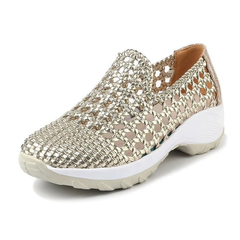 Cleopatra Leder Sommer Sneaker – Atmungsaktiv, weiche Sohle, elegantes Design