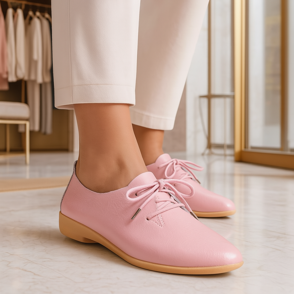 Vianelle™ Grace Derby – Women’s Ultra Comfortable Genuine Leather Shoe