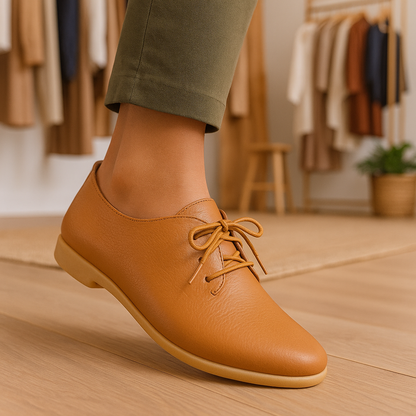 Vianelle™ Grace Derby – Women’s Ultra Comfortable Genuine Leather Shoe