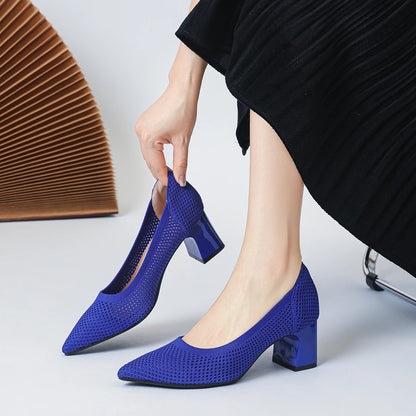 Die spitzen Strickpumps Haute Capri (Absatz 6 cm)