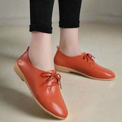 Vianelle™ Grace Derby – Women’s Ultra Comfortable Genuine Leather Shoe