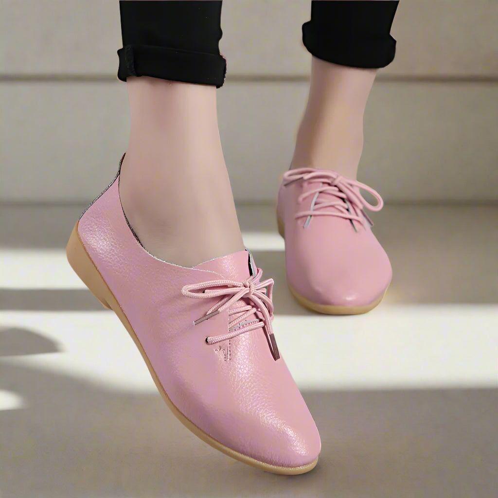 Vianelle™ Grace Derby – Women’s Ultra Comfortable Genuine Leather Shoe