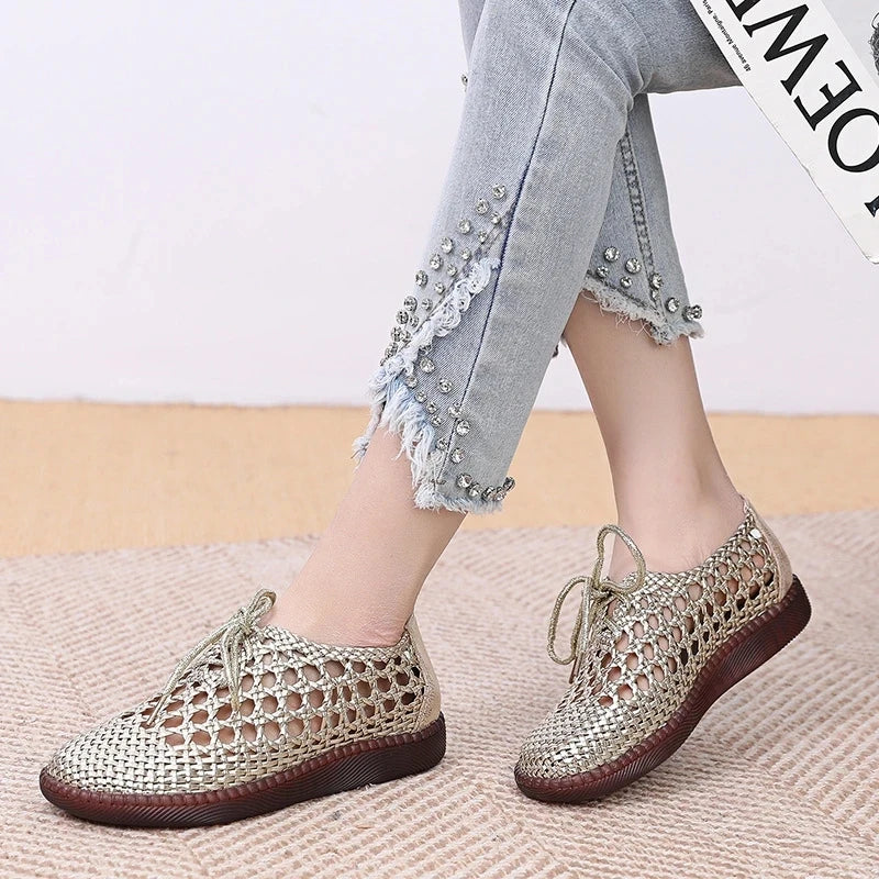Cleopatra Sneakers – Bequem und Elegant (Echtes Leder)