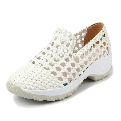 Cleopatra Leder Sommer Sneaker – Atmungsaktiv, weiche Sohle, elegantes Design