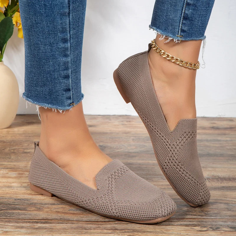 Ursula Marie™ – Ultra-Fresh Knit Loafers (heel 1 cm)