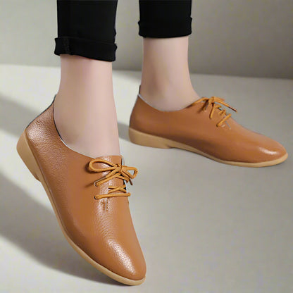 Vianelle™ Grace Derby – Women’s Ultra Comfortable Genuine Leather Shoe