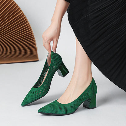Die spitzen Strickpumps Haute Capri (Absatz 6 cm)
