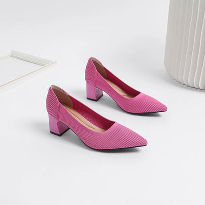 Die spitzen Strickpumps Haute Capri (Absatz 6 cm)