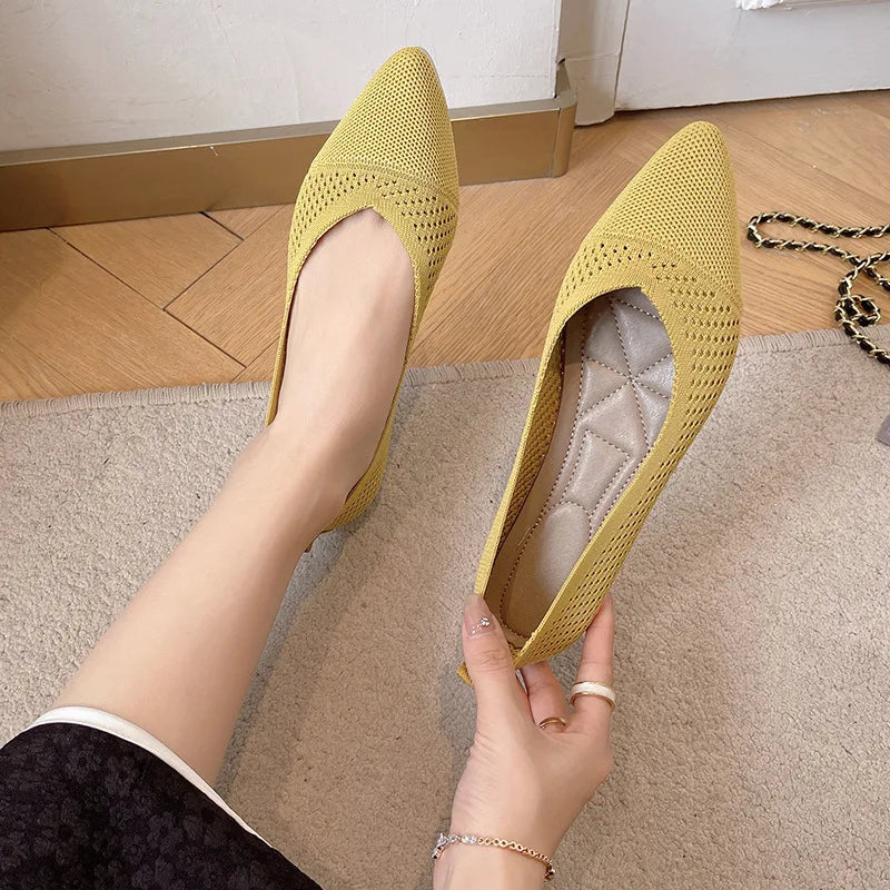 The Wannaé Milano Elastic Ballet Flats (heel 1 cm)