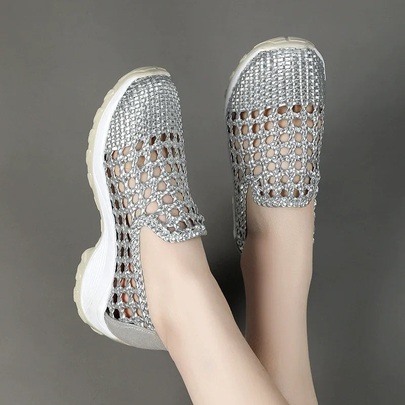 Cleopatra Leder Sommer Sneaker – Atmungsaktiv, weiche Sohle, elegantes Design