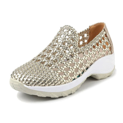 Cleopatra Leder Sommer Sneaker – Atmungsaktiv, weiche Sohle, elegantes Design