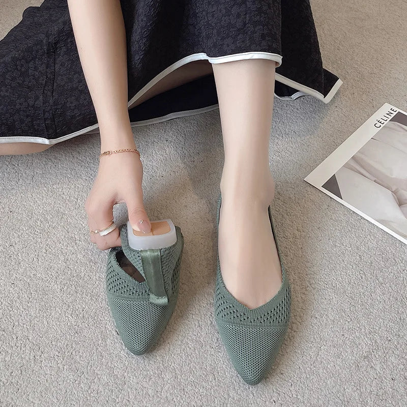 The Wannaé Milano Elastic Ballet Flats (heel 1 cm)