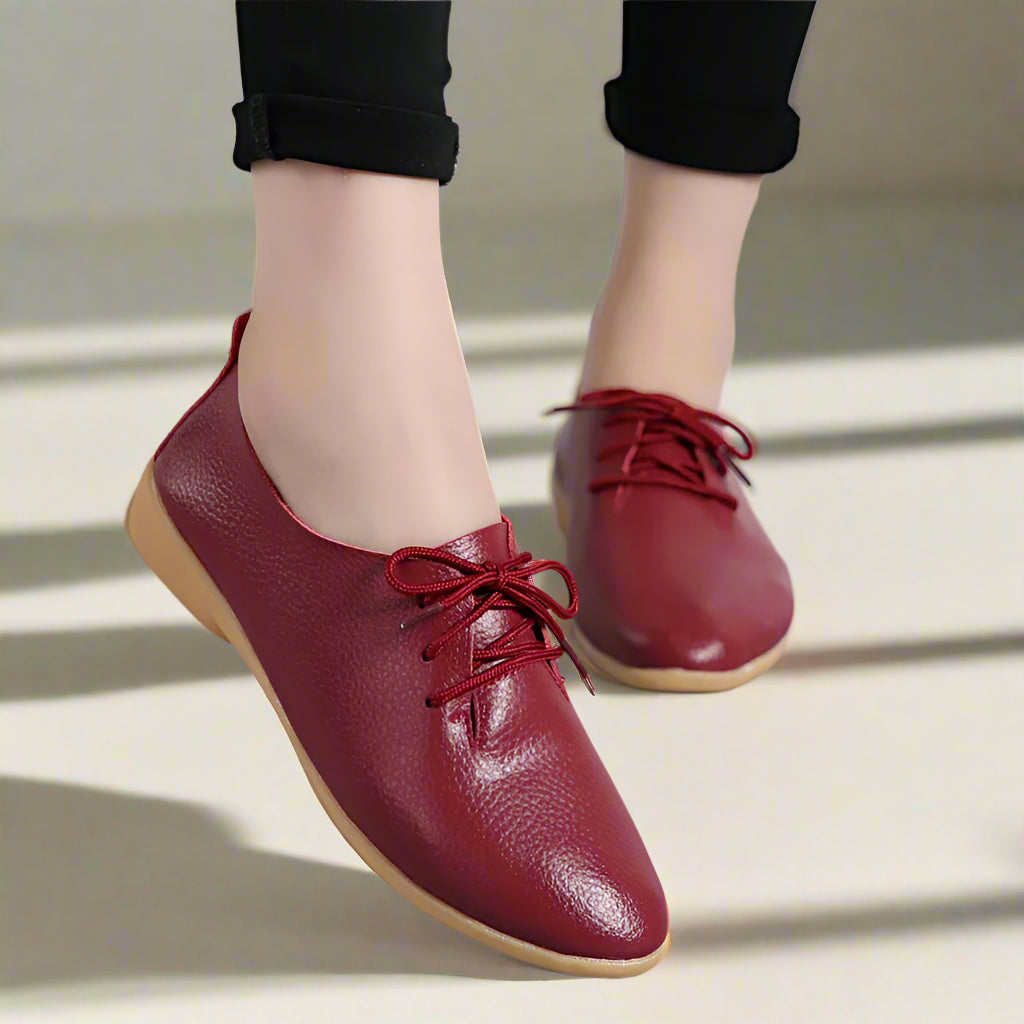 Vianelle™ Grace Derby – Women’s Ultra Comfortable Genuine Leather Shoe