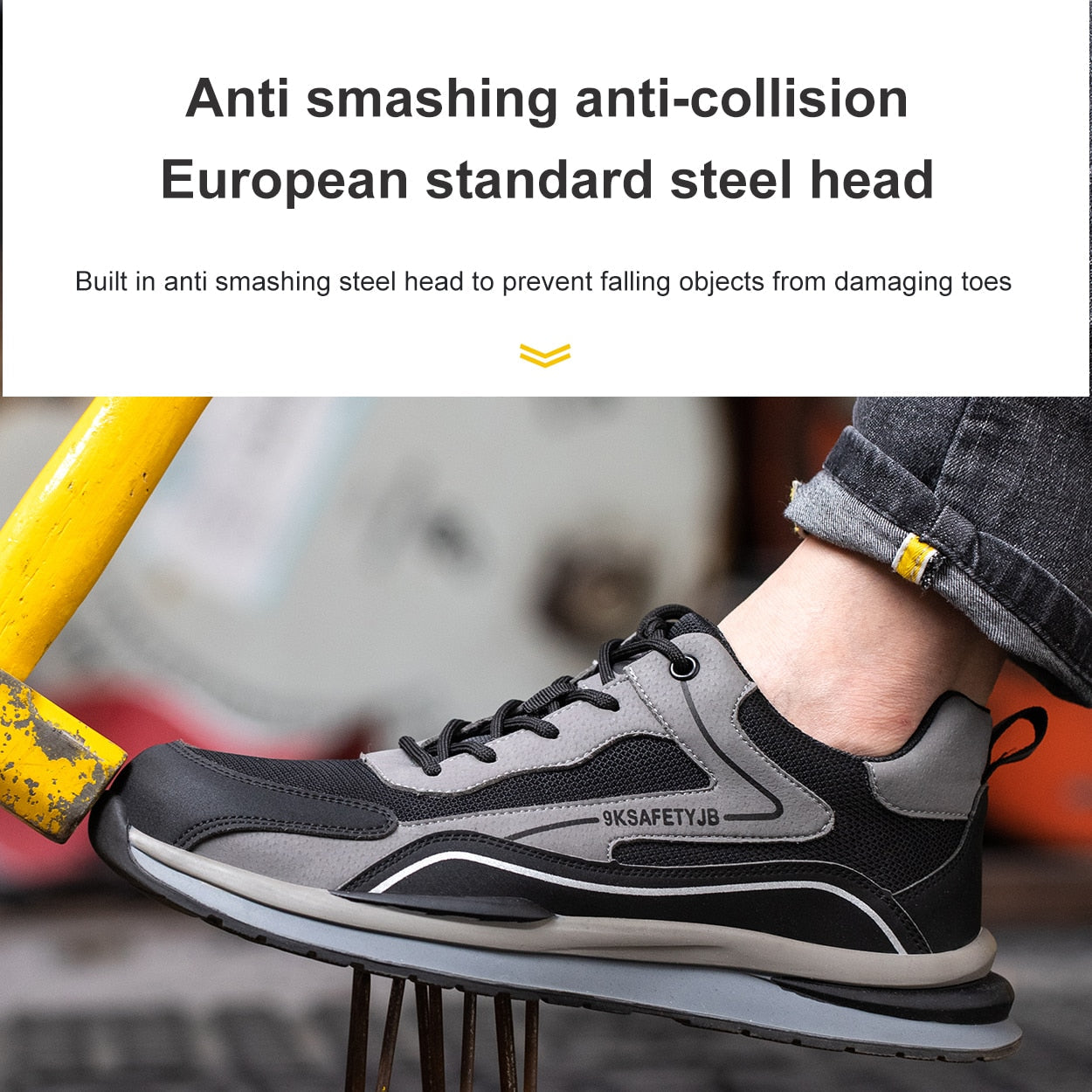 9K – Indestructible Sneakers (Safety Footwear)