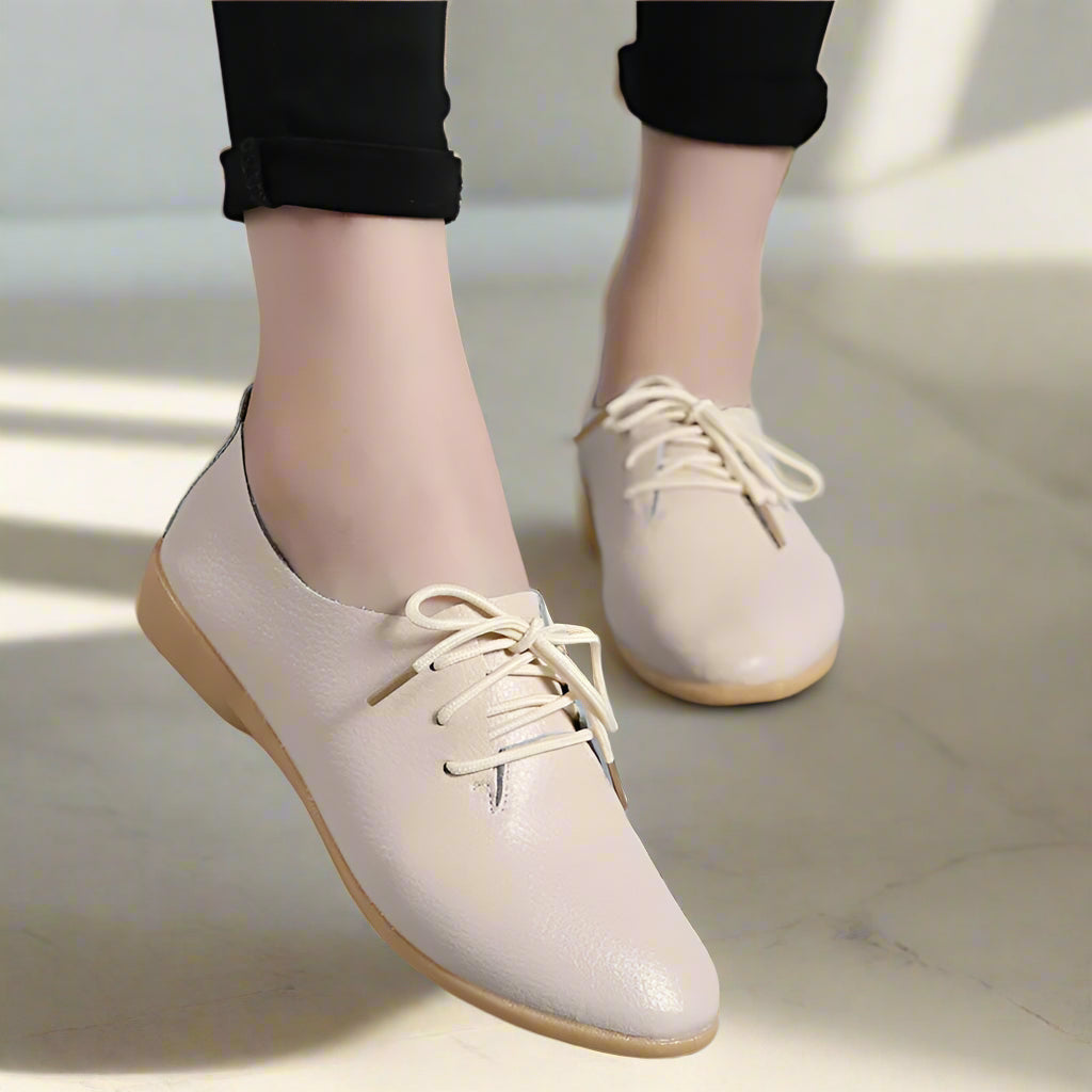 Vianelle™ Grace Derby – Women’s Ultra Comfortable Genuine Leather Shoe