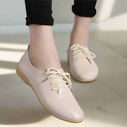 Vianelle™ Grace Derby – Women’s Ultra Comfortable Genuine Leather Shoe