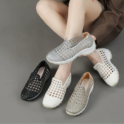 Cleopatra Leder Sommer Sneaker – Atmungsaktiv, weiche Sohle, elegantes Design