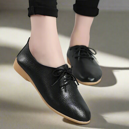 Vianelle™ Grace Derby – Women’s Ultra Comfortable Genuine Leather Shoe